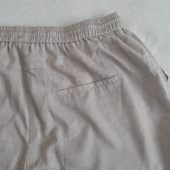 ASOS Women's Size 16 Brown Hourglass Textured Suit Jogger Lightweight Pants - Picture 9 of 12